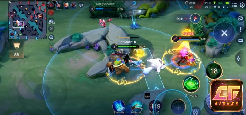 Giai đoạn giữa game Aleister liên quân bước vào thời điểm mạnh với khả năng khống chế diện rộng cực kỳ khó chị