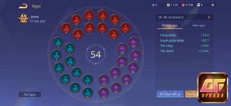 Trên đây là bảng ngọc dành cho Jinna liên quân mà anh em game thủ cần phải biết