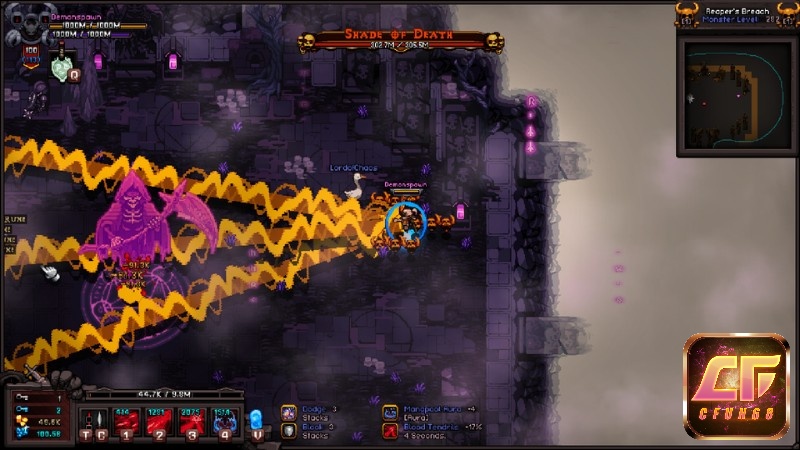 Trong game có hơn 30 loại Boss khác nhau giúp tăng thêm sự đa dạng cho trò chơi